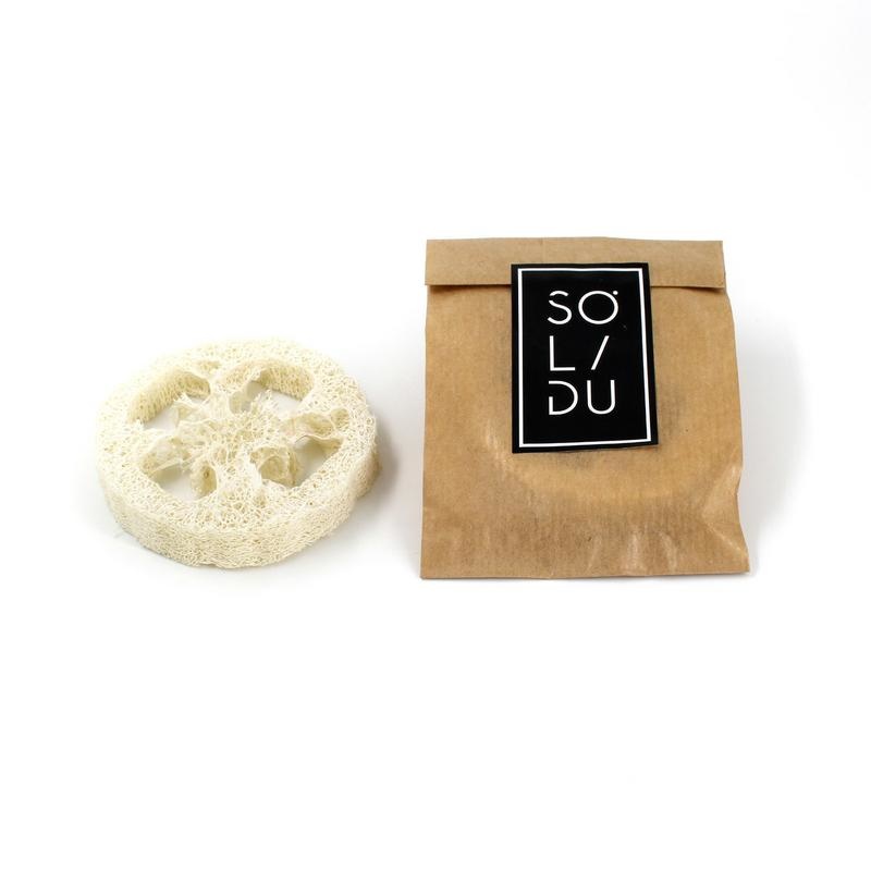 Solidu Solidu Shampoo/soap holder compostable loofah (1 st)