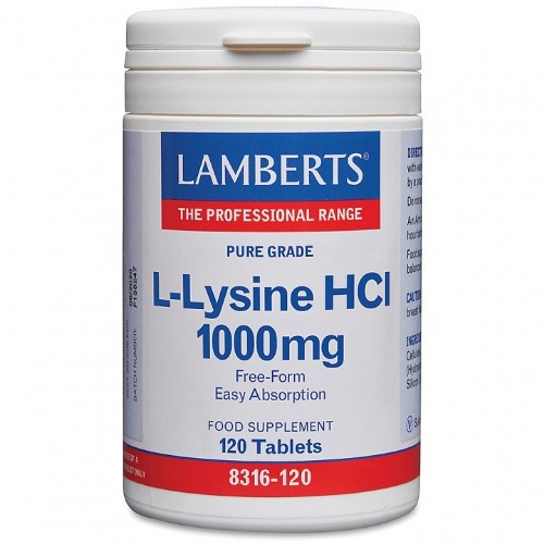 Lamberts Lamberts L lysine 1000mg L8316 120 (120 tab)