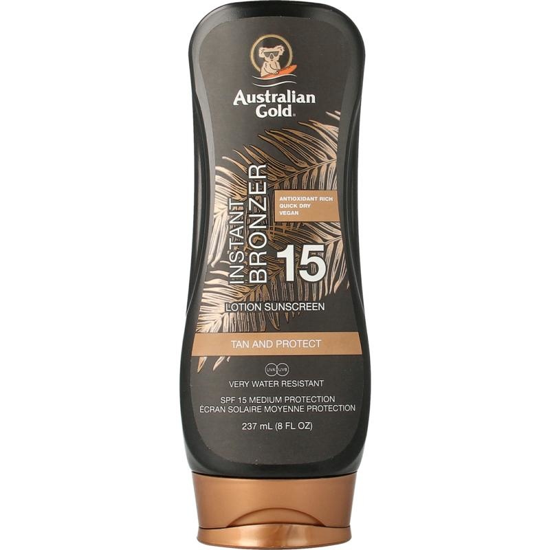 Australian Gold Australian Gold Lotion met bronzer SPF15 (237 ml)