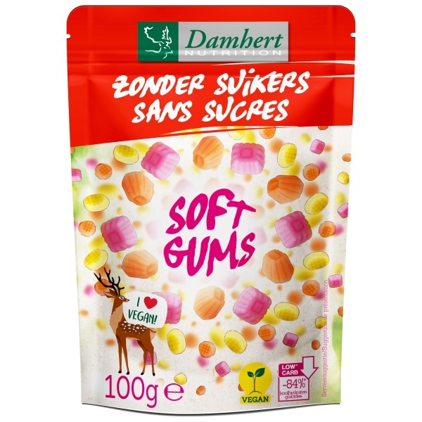 Damhert Damhert Winegums vegan zonder suiker (100 gr)