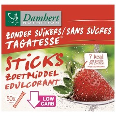 Damhert Tagatesse zonder suiker sticks (100 gr)