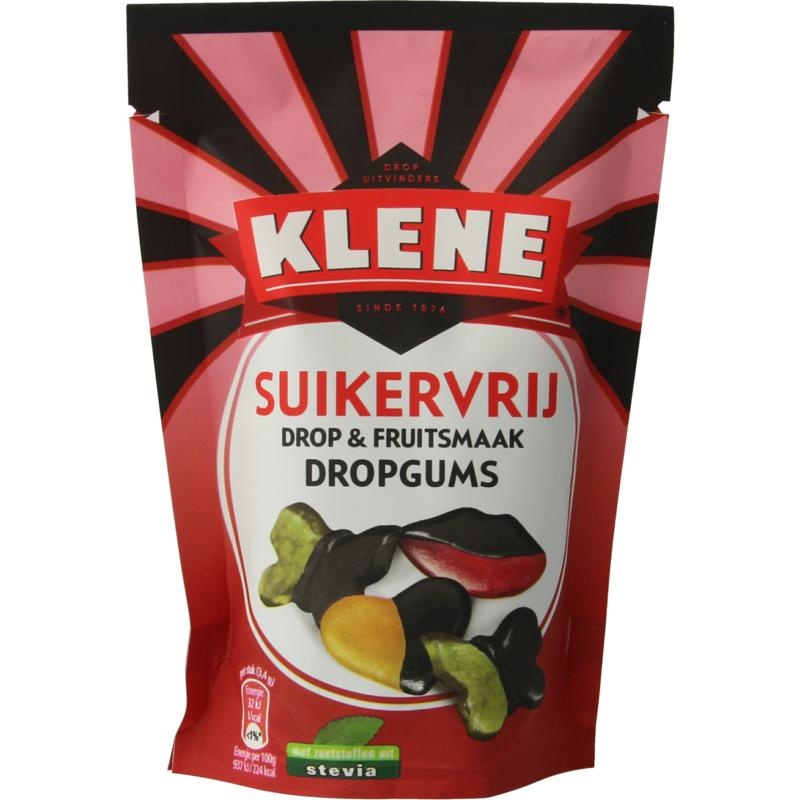 Klene Klene Dropgums suikervrij (110 gr)