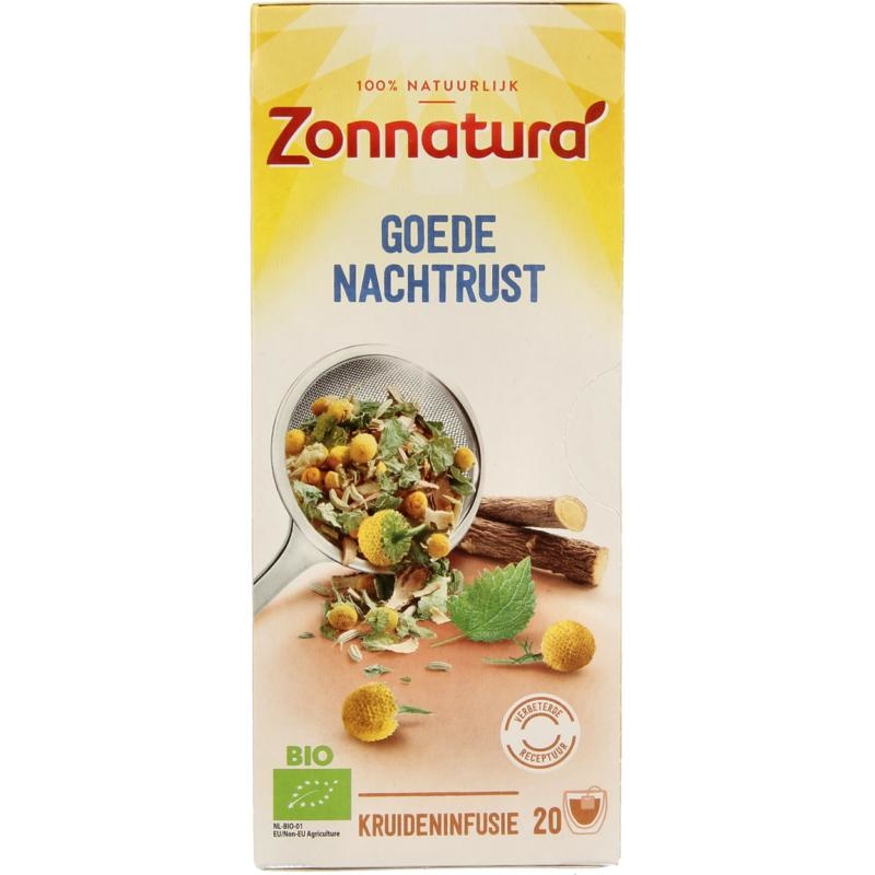 Zonnatura Zonnatura Goede nachtrust thee bio (20 st)