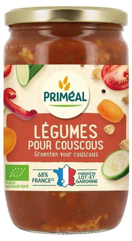Primeal Primeal Groente voor couscous bio (660 gr)