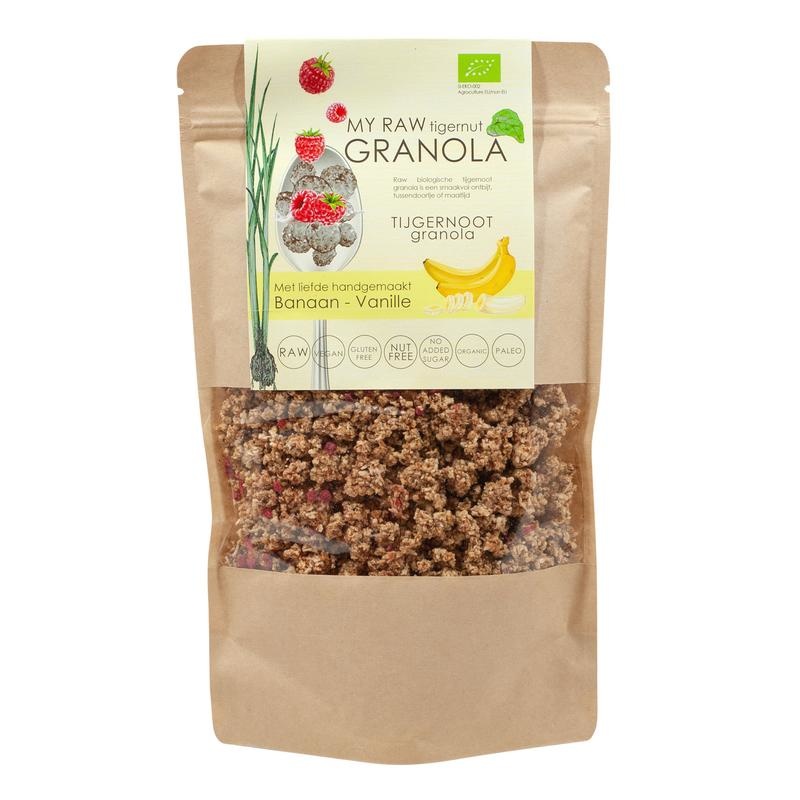 Vitiv Vitiv Tijgernoot granola banaan vanille bio (230 gr)