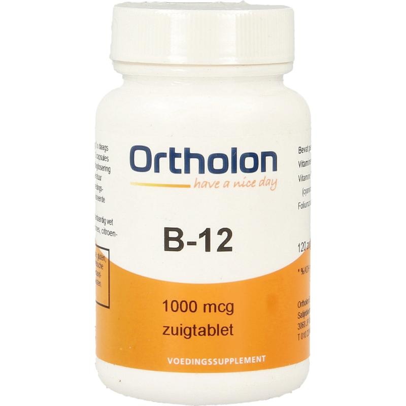 Ortholon Ortholon Vitamine B12 1000mcg (120 Zuigtab)