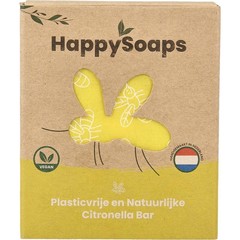Happysoaps Anti insect bar citroen & krachtige munt (40 gr)