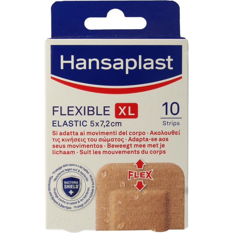 Hansaplast Hansaplast Flexible XL 5 x 7.2cm (10 st)