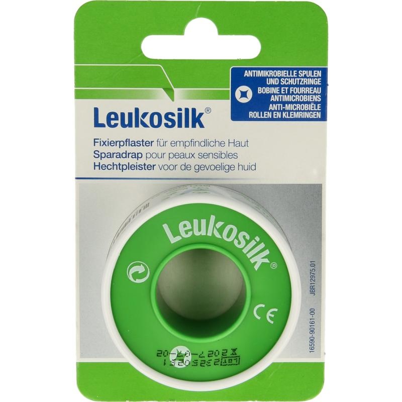 Leukopor Leukosilk Eurolock 5m x 2.50cm (1 st)