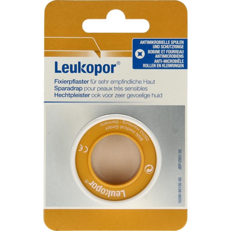 Leukopor Leukopor Eurolock 5m x 1.25cm (1 st)