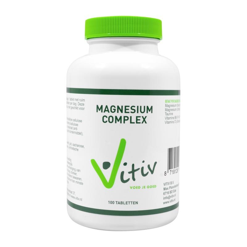 Vitiv Vitiv Magnesium complex met taurine (100 tab)