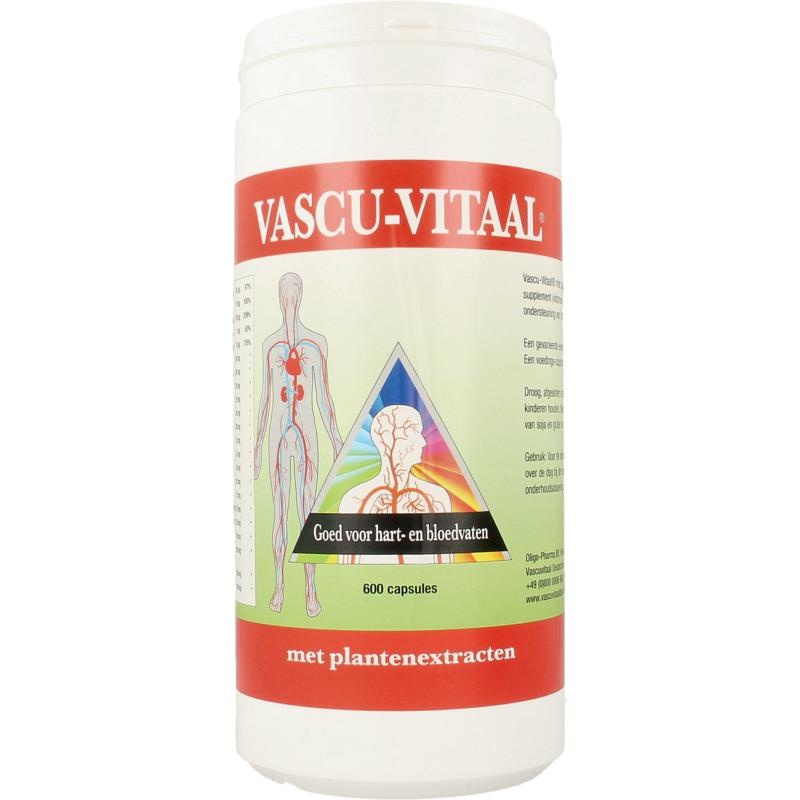 Vascu Vitaal Vascu Vitaal Vascu Vitaal plantenextracten (600 caps)