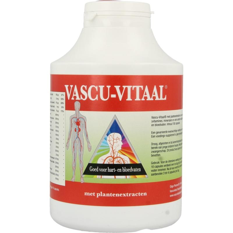 Vascu Vitaal Vascu Vitaal Vascu Vitaal plantenextracten (150 caps)
