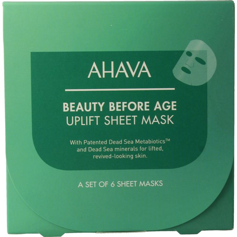 Ahava Ahava Sheet mask uplifiting & firming (6 st)