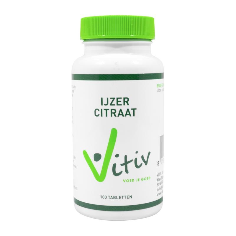 Vitiv Vitiv IJzer citraat (100 tab)