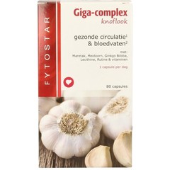 Fytostar Giga complex knoflook (80 caps)