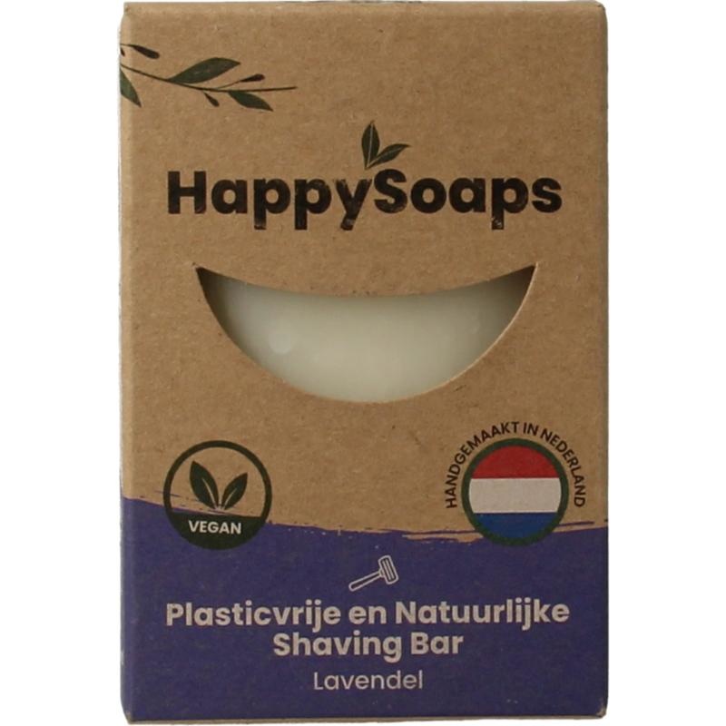 Happysoaps Happysoaps Shaving bar lavendel (80 gr)