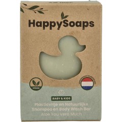 Happysoaps Baby shampoo & body wash aloe you very much (80 gr)