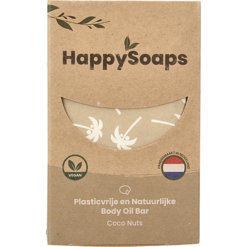 Happysoaps Happysoaps Body oil bar coco nuts (70 gr)