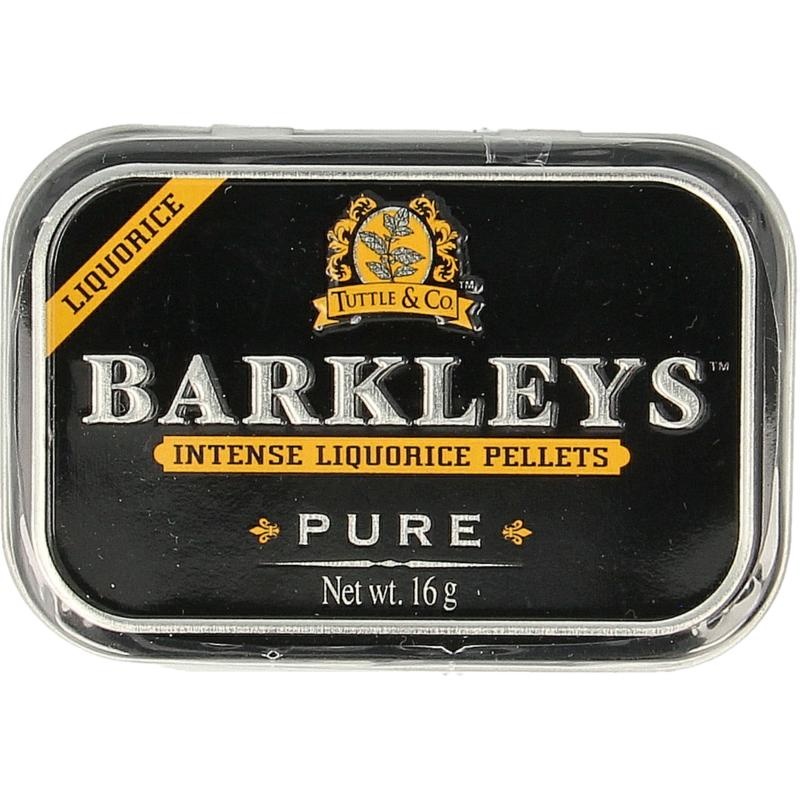 Barkleys Barkleys Liquorice pellets pure (16 gr)