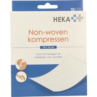 Heka Klein Heka Klein Non-woven kompres 10 x 10cm (10 st)