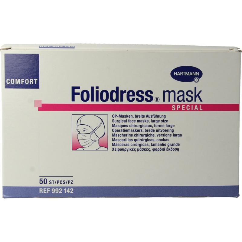 Hartmann Hartmann Foliodress mask comfort special groen (50 st)