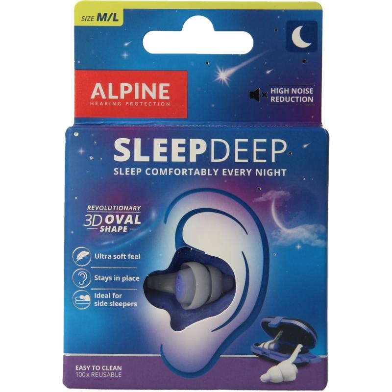 Alpine Alpine Sleepdeep earplugs (1 Paar)