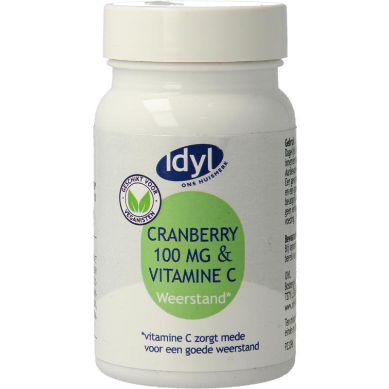 Idyl Idyl Cranberry 100mg & Vitamine C (120 tab)