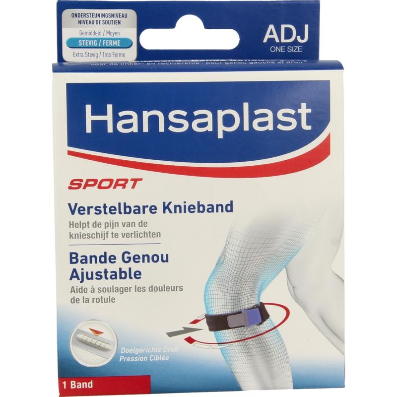 Hansaplast Hansaplast Sport knieband verstelbaar (1 st)