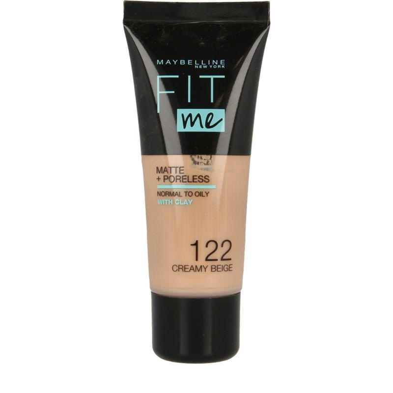 Maybelline Maybelline Fit Me matte & poreless foundation 122 cream beige (1 st)