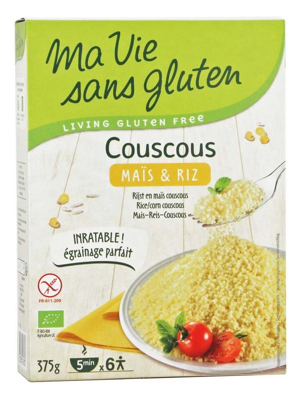 Ma Vie Sans Ma Vie Sans Couscous van mais & rijst glutenvrij bio (375 gr)