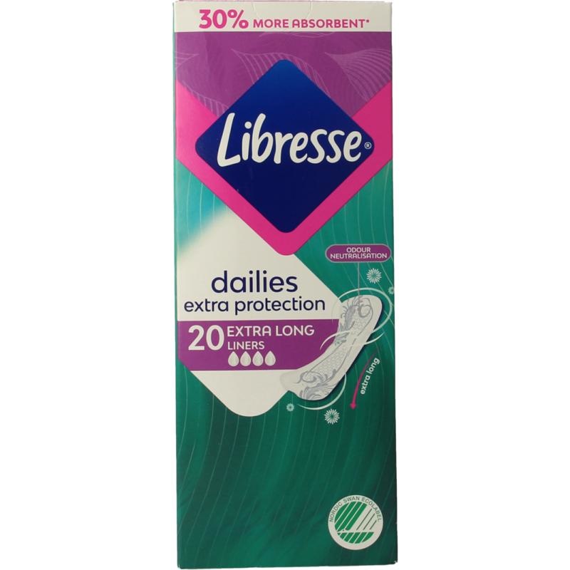 Libresse Libresse Inlegkruisjes extra protect XL (20 st)