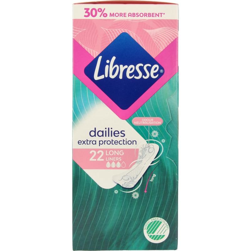 Libresse Libresse Inlegkruisje extra protect long (22 st)