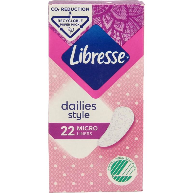 Libresse Libresse Inlegkruisje micro (22 st)