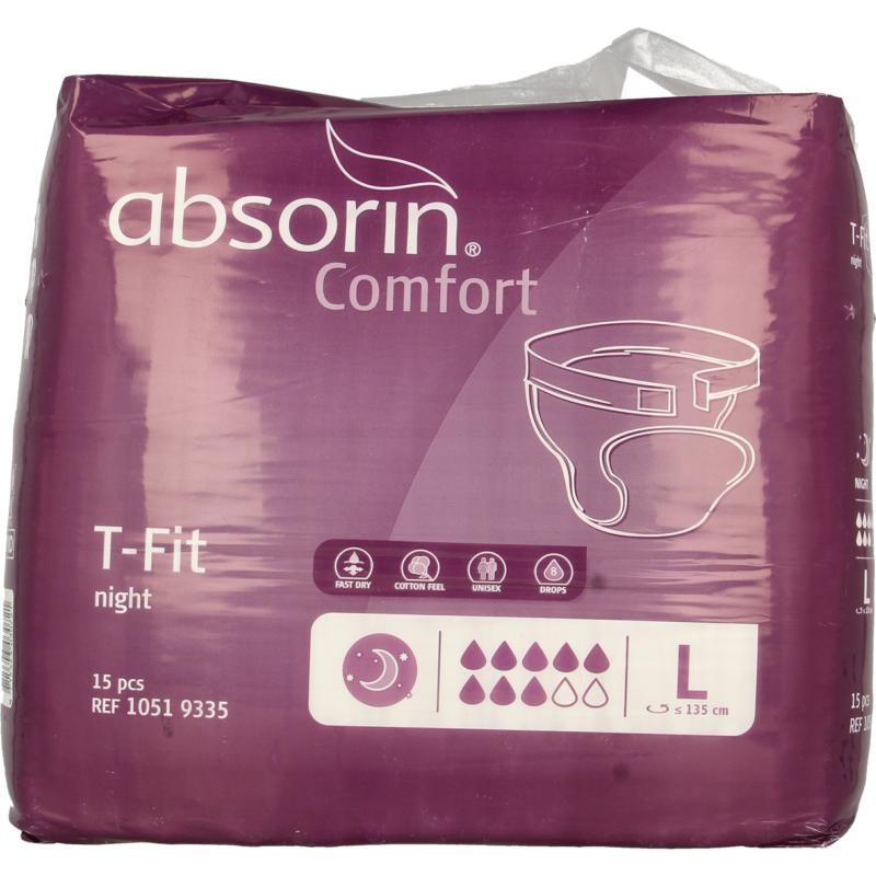 Absorin Absorin Comfort t-fit night maat L (15 st)