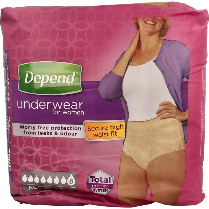 Depend Depend Pants female super maat XL (9 st)