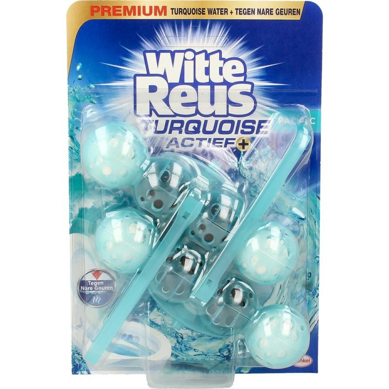 Witte Reus Witte Reus Toiletblok turquoise actief (2 st)