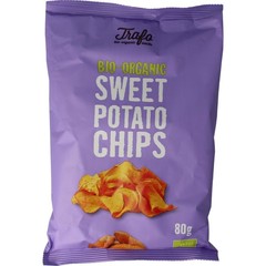 Trafo Chips zoete aardappel bio (80 gr)