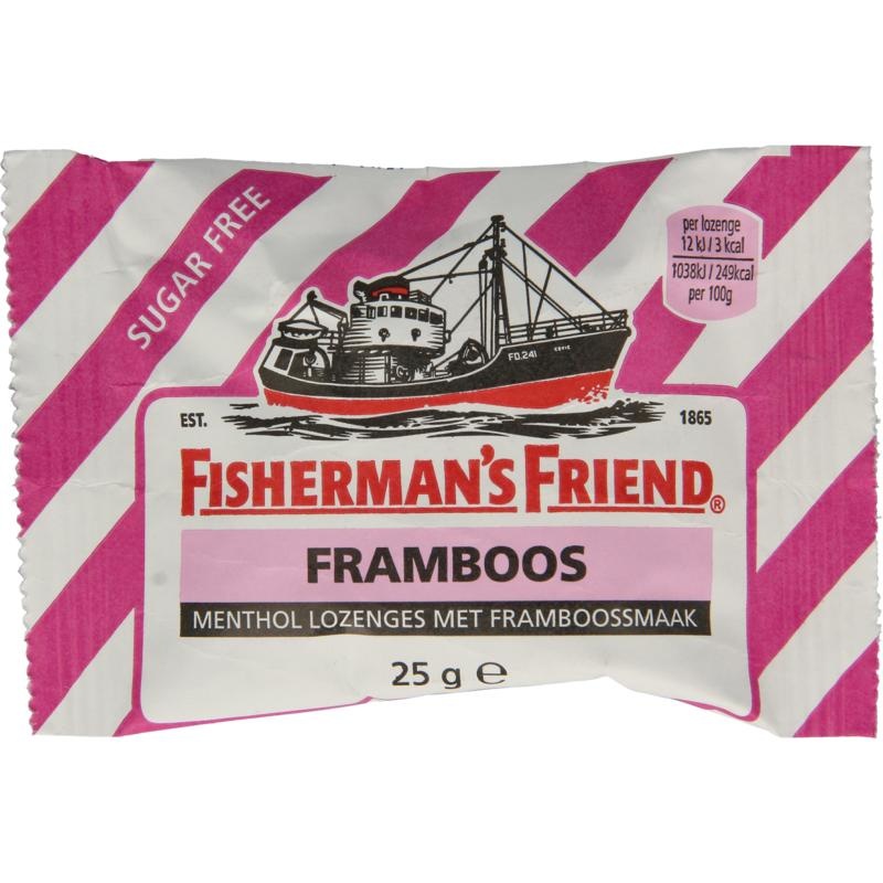 Fishermansfriend Fishermansfriend Framboos suikervrij (25 gr)