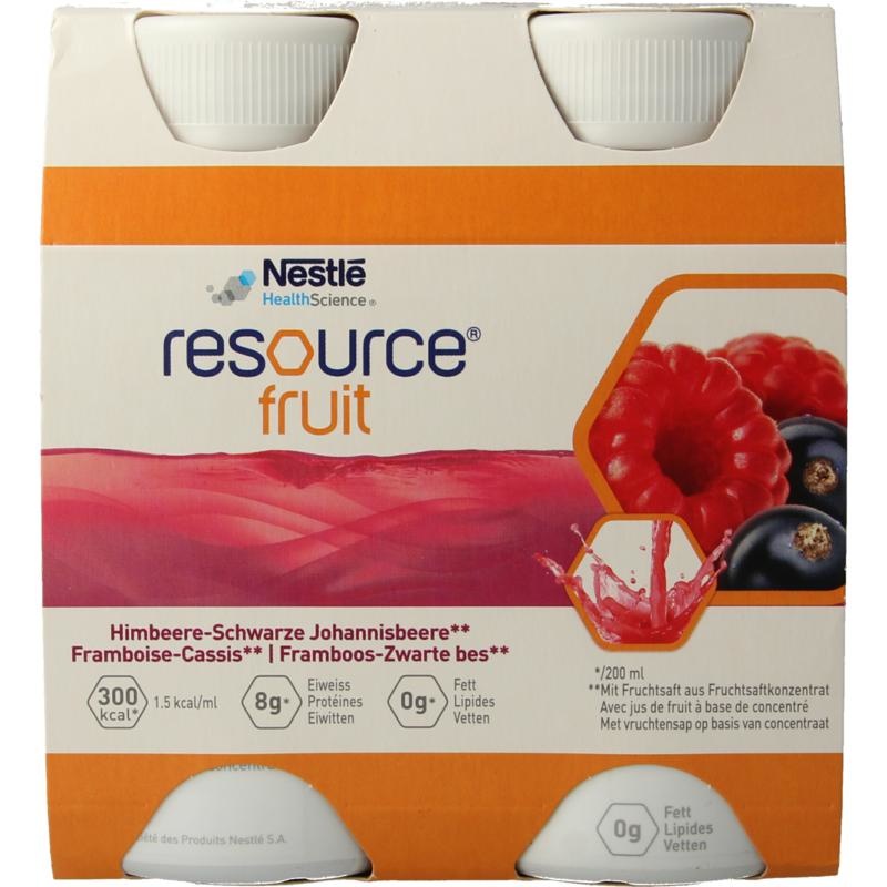 Resource Resource Fruit framboos-zwarte bes (4 st)