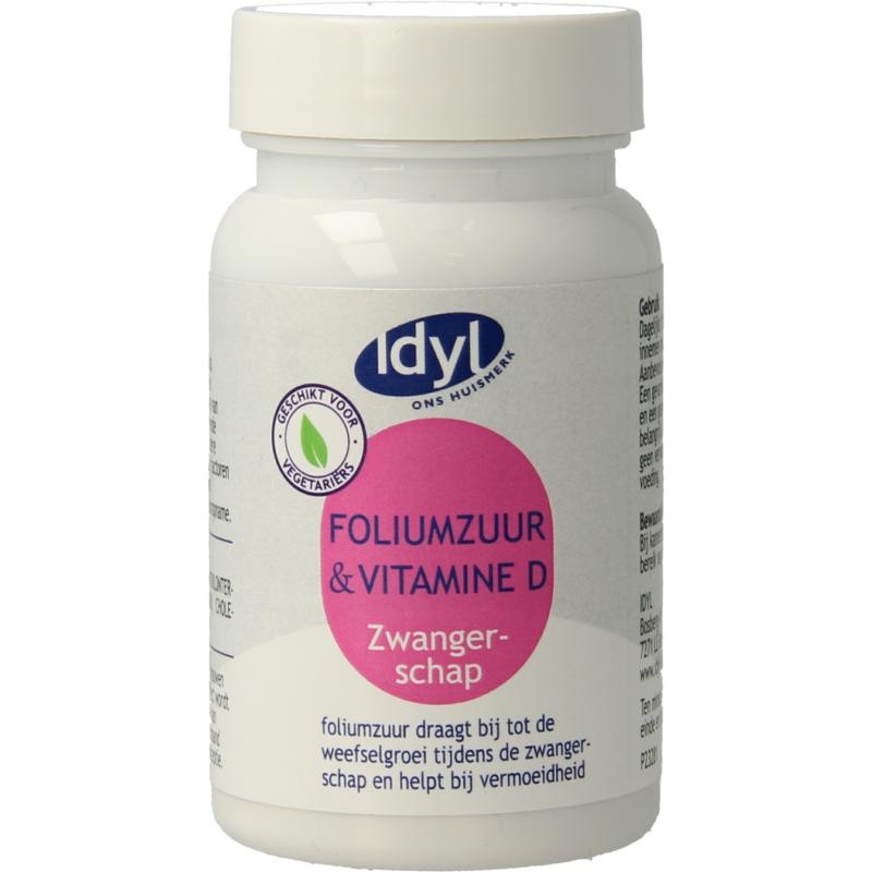 Idyl Idyl Foliumzuur & Vitamine D (120 tab)