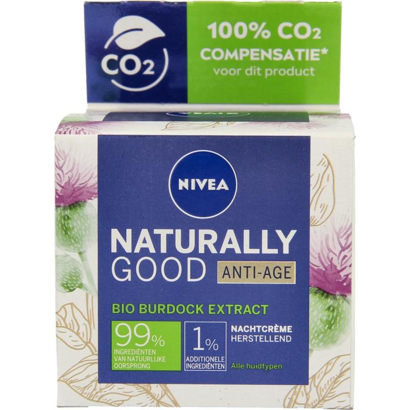 Nivea Nivea Naturally good nachtcreme anti age (50 ml)