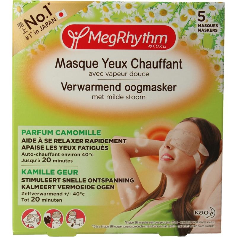 Megrhythm Warm oogmasker kamille (5 st) Megrhythm Warm oogmasker kamille (5 st)