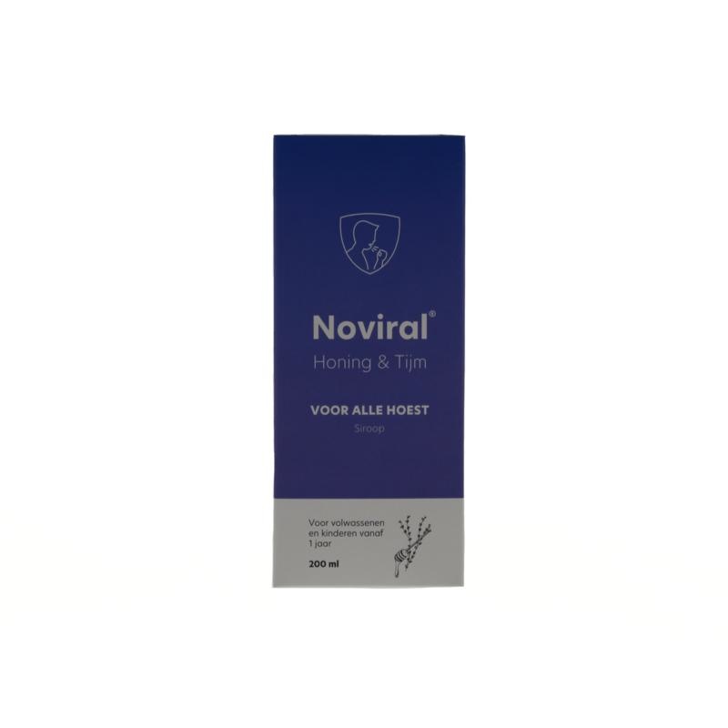 Noviral Noviral Alle hoest honing en tijm (200 ml)