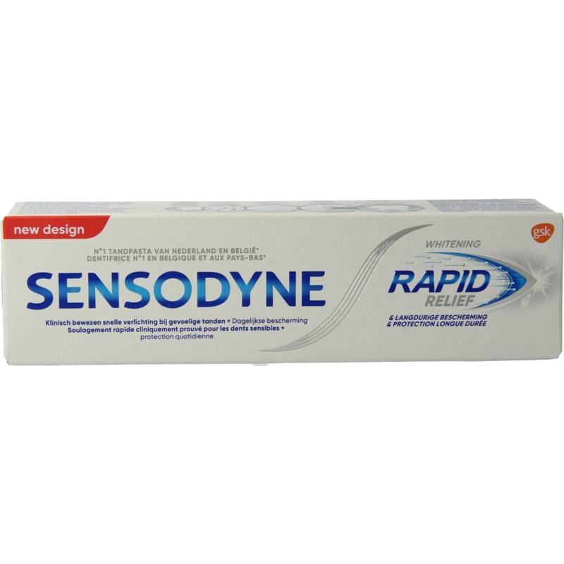 Sensodyne Sensodyne Tandpasta rapid relief whitening (75 ml)