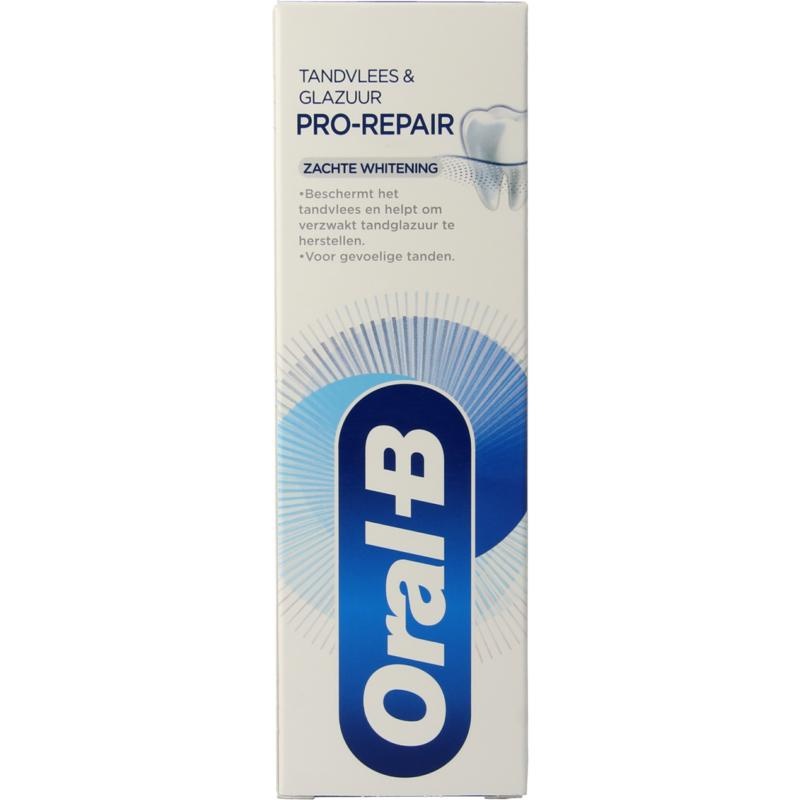 Oral B Oral B Tandpasta tandvlees & glazuur repair zachte white (75 ml)