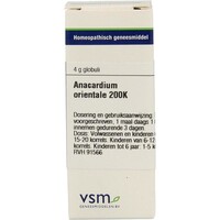 VSM VSM Anacardium orientale 200K (4 gr)