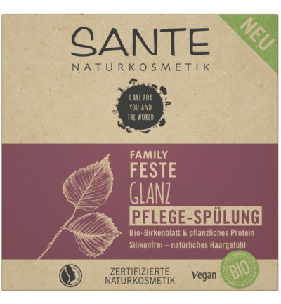 Sante Sante Fam conditioner bar berk & plantaardige proteine (60 gr)