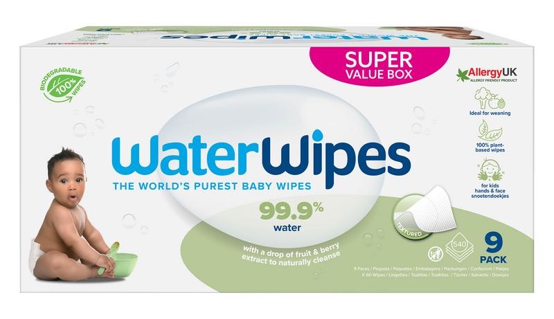 Waterwipes Waterwipes Snoetendoekjes 9-pak (540 st)