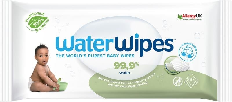 Waterwipes Waterwipes Snoetendoekjes (60 st)